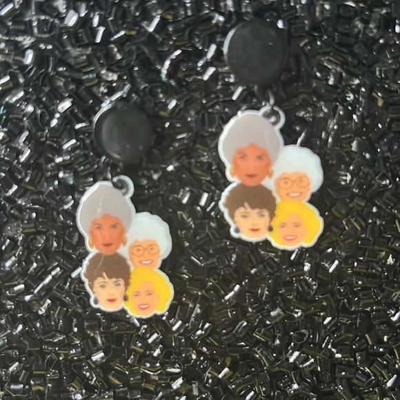 Golden Girls Drop Earrings - Picture 17 of 17